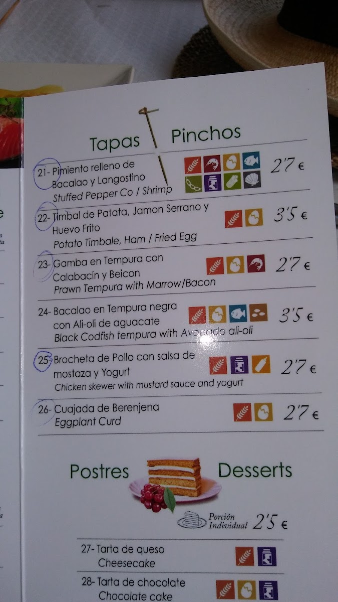 Bar Restaurante Manolo Menu - Image 4